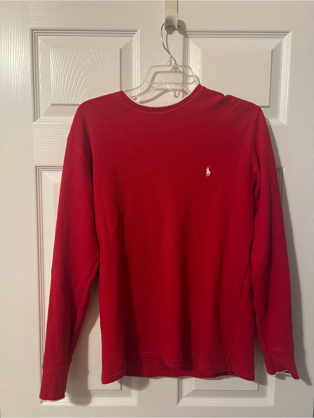Polo by Ralph Lauren Red Long-Sleeve Crewneck Shirt